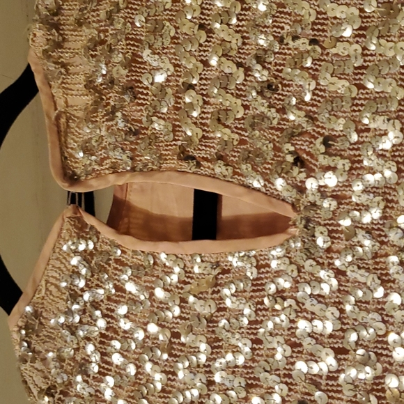 CLOSET CLOSING 7/31 Gold and Black Violet Chachki Dress - Picture 7 of 14